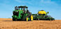 Las altas pistas de goma agrícolas tractivas para los tractores 8RT 25&quot; de John Deere X6 &quot; X59 se adaptaron a la tierra dura
