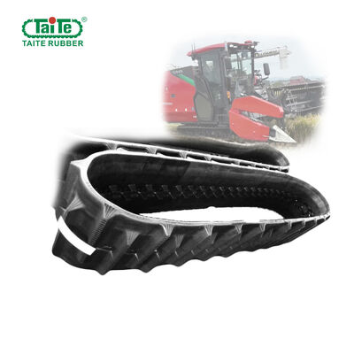 Un buen precio. Pistas de goma ligeras de Kubota, pista flexible del caucho de la máquina segadora en línea
