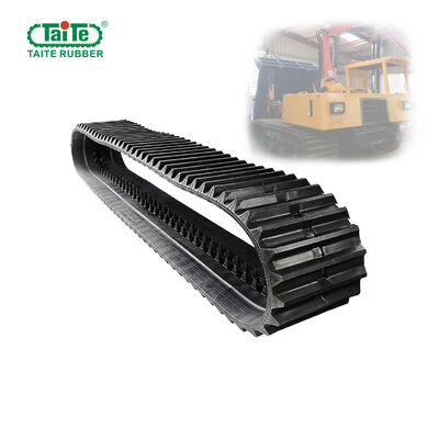 Un buen precio. Orugas de caucho para volquete 700X100X80 personalizadas, certificadas ISO9001:2015 con alta fuerza de tracción para el transportador Hitachi CG 45 en línea