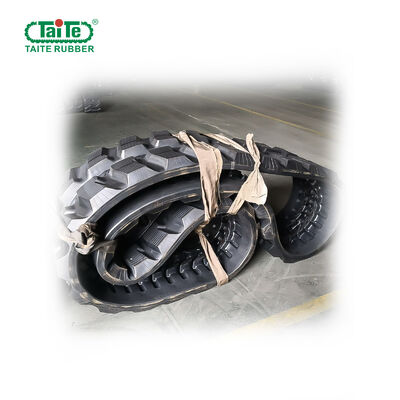 Un buen precio. Pistas de excavadora de caucho personalizadas de 500x92x84 con tecnología patentada antivibración y peso ligero para Hitachi EX120 Takeuchi TB1135 en línea