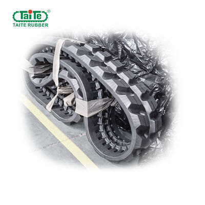 Un buen precio. Pistas de goma resistentes de Kobelco, piezas pesadas del tren de aterrizaje del equipo del reemplazo en línea